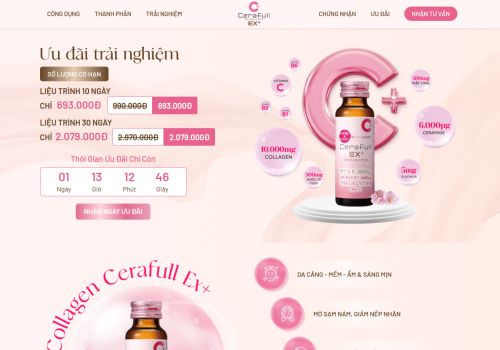 Làm Web Bắc Ninh bàn giao cho website mới cho khách hàng về lĩnh vực làm đẹp với dự án CareFull EX+