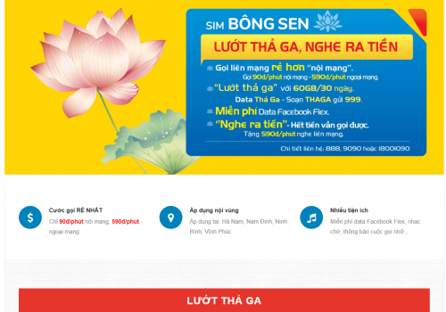 Mobifone Sim bông sen