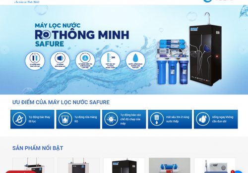 Thương hiệu máy lọc nước Safure