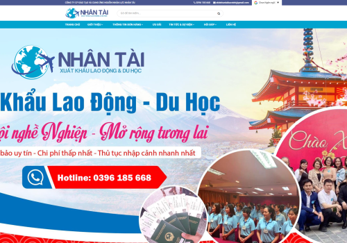 Xuất khẩu lao động Nhân Tài