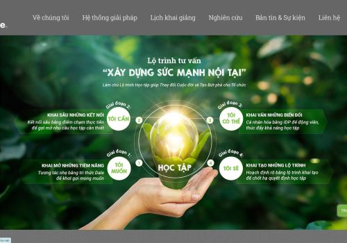 Làm Web Bắc Ninh bàn giao cho khách hàng website mới với dự án Dale Camegie Toàn cầu