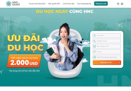 Làm Web Bắc Ninh bàn giao dự án Hanoi College