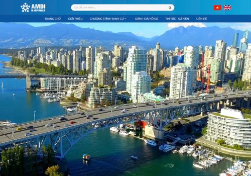 Làm Web Bắc Ninh bàn giao cho khách hàng dự án Amdi Manpower.