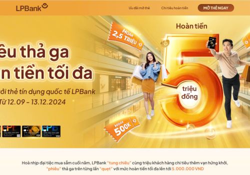 Dự án LP Bank chi tiêu thả ga - hoàn tiền tối đa