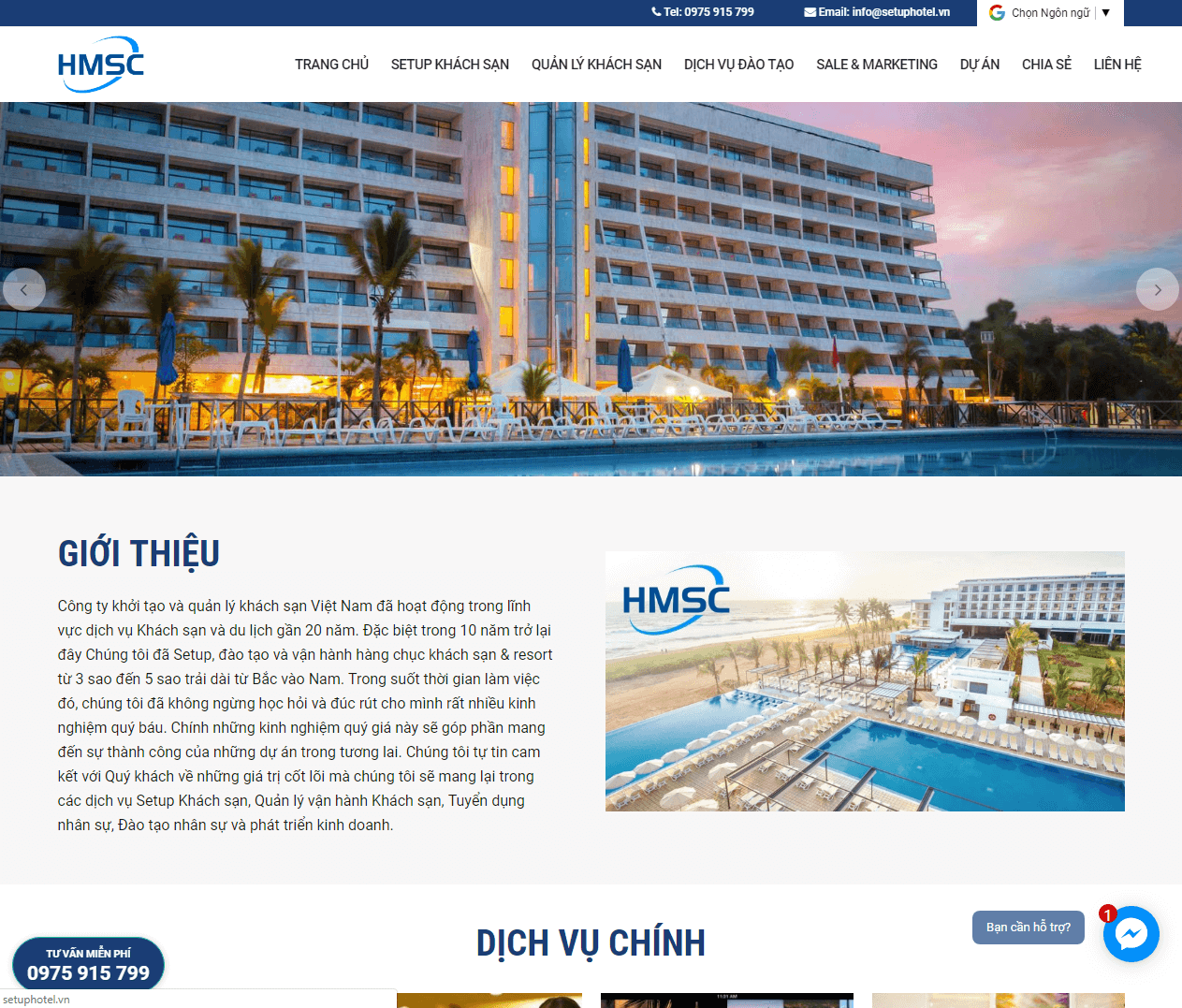 Công ty Setup Khách sạn