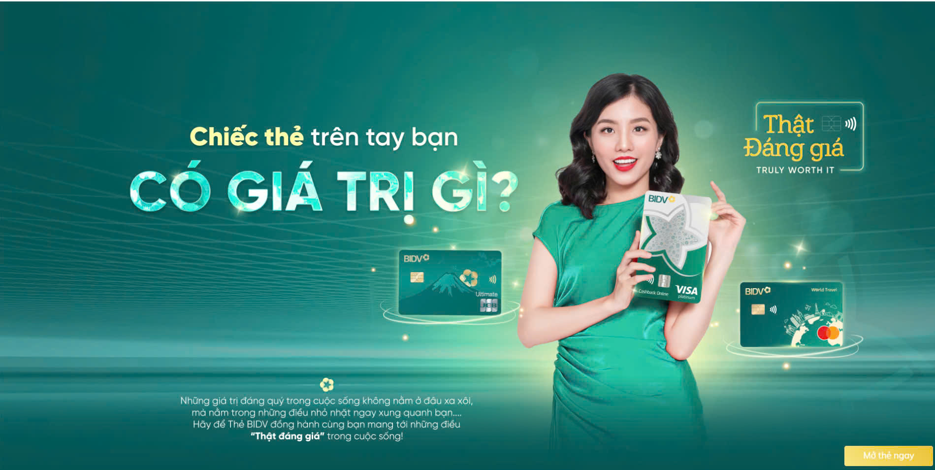 Dự án Thẻ BIDV - Thật đáng giá